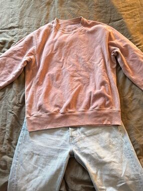 Men's Crewneck Sweatshirt - Dusty Pink